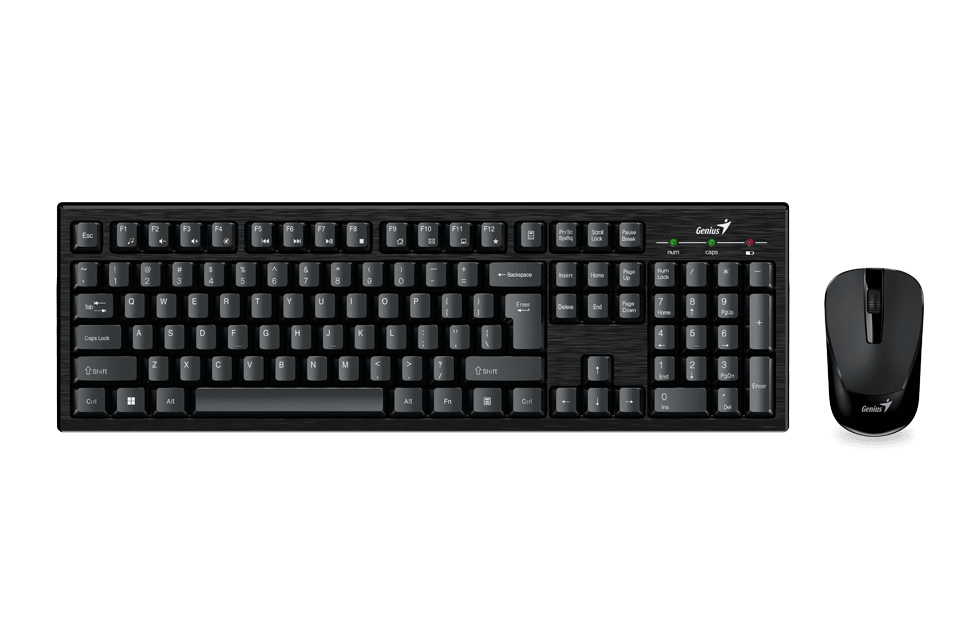 Купить Комплект беспроводной Genius Smart KM-8101 (клавиатура KM-8101/k и мышь NX-7020), Black