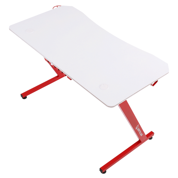 Купить Стол компьютерный GAMELAB Monolith White&Red